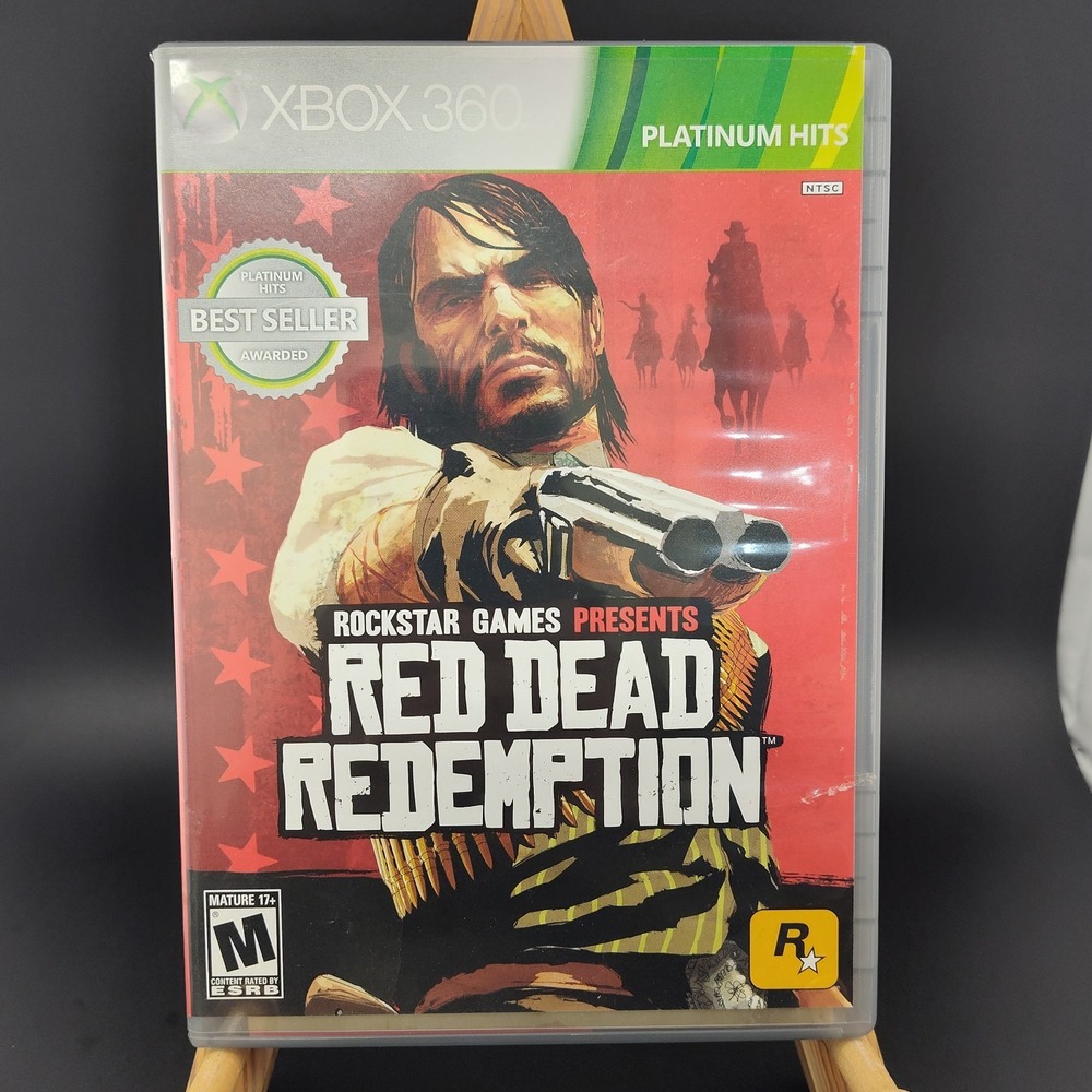 Red Dead Redemption Platinum Hits Edition (Microsoft Xbox 360, 2010) complete